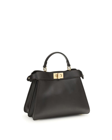 Fendi Brown Calf Leather Bos Taurus Handbag