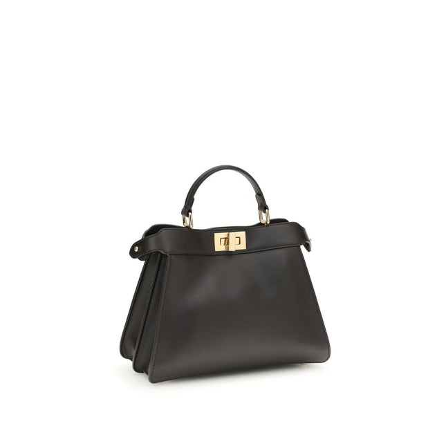 Fendi Brown Calf Leather Bos Taurus Handbag