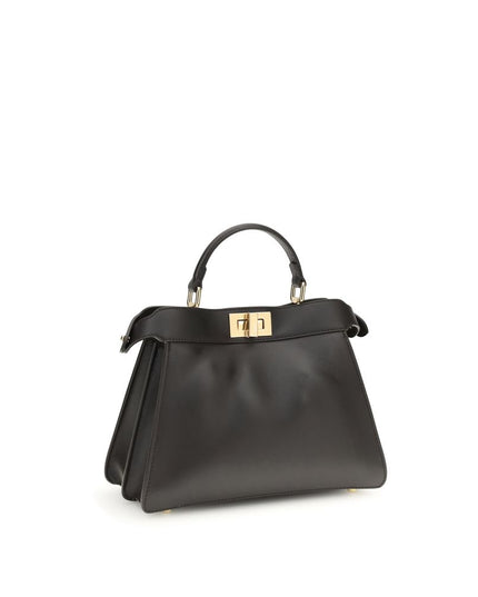 Fendi Brown Calf Leather Bos Taurus Handbag