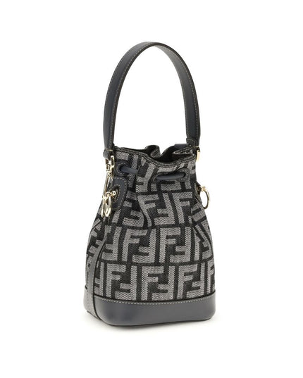 Fendi Blue Fabric Backet Bag