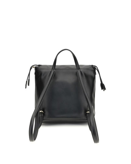 Fendi Black Calf Leather Bos Taurus Backpack