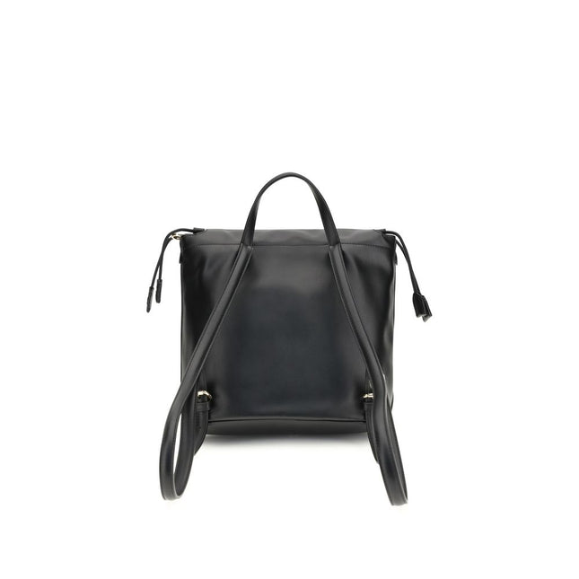 Fendi Black Calf Leather Bos Taurus Backpack