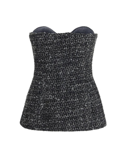 Diesel Gray Polyester Top