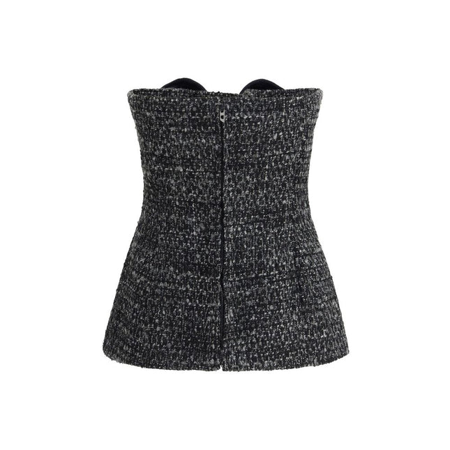 Diesel Gray Polyester Top