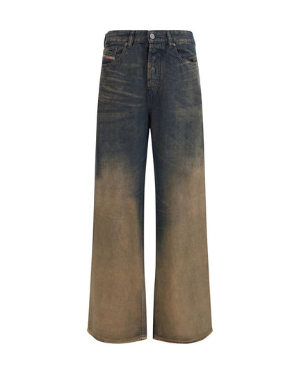 Diesel Multicolor Lyocell Relaxed Fit Jeans