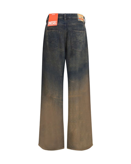 Diesel Multicolor Lyocell Relaxed Fit Jeans