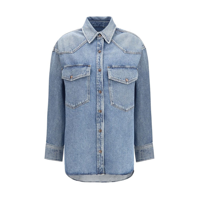 Agolde Blue Denim Shirt