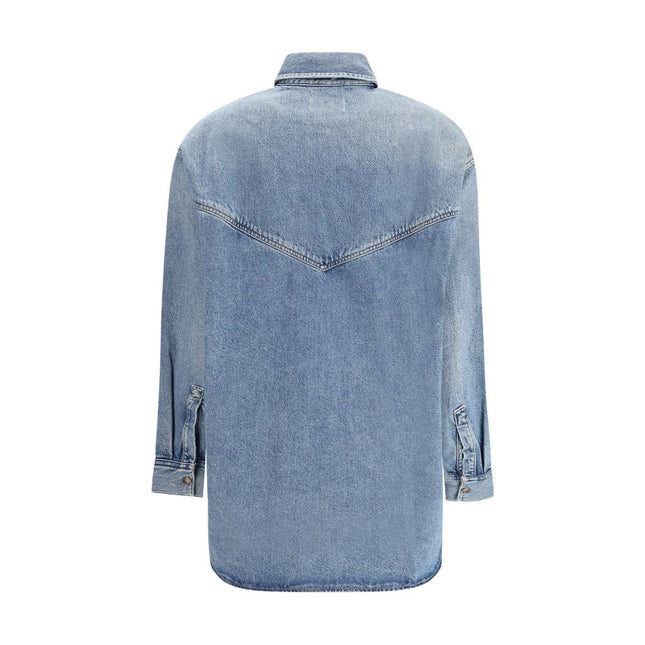 Agolde Blue Denim Shirt