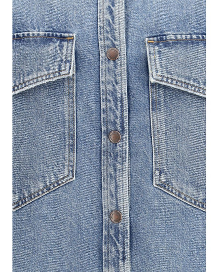 Agolde Blue Denim Shirt
