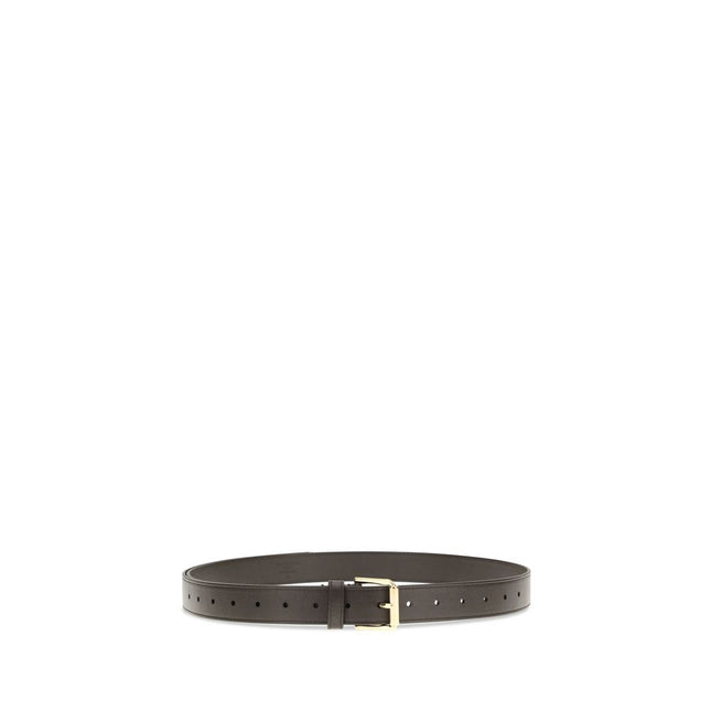 Givenchy Brown Calf Leather Bos Taurus Regular Belt