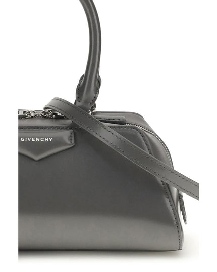 Givenchy Gray Calf Leather Bos Taurus Handbag