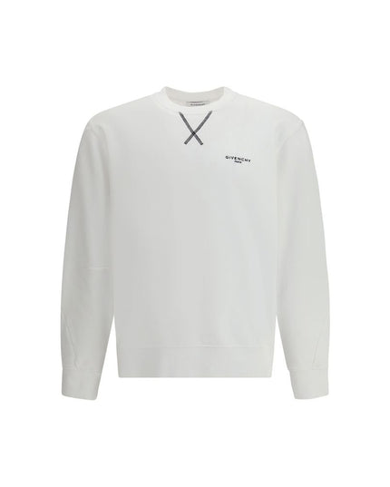 Givenchy White Cotton Sweatshirt