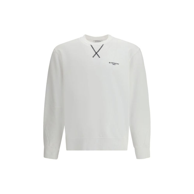 Givenchy White Cotton Sweatshirt