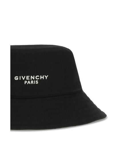 Givenchy Black Cotton Bucket Hat
