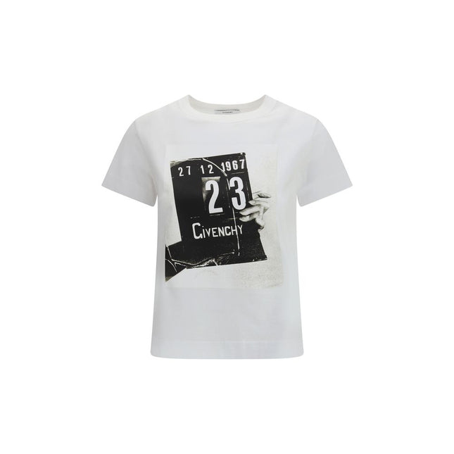 Givenchy White Cotton T-Shirt
