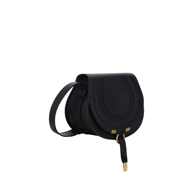 Chloé Black Calf Leather Bos Taurus Shoulder Bag