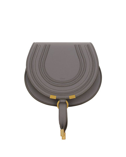Chloé Gray Calf Leather Bos Taurus Shoulder Bag