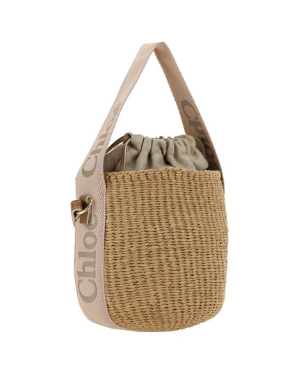 Chloé Beige Paper Backet Bag