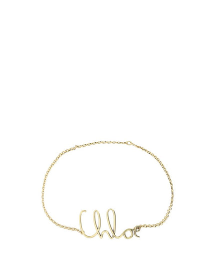 Chloé Gold Brass Thin Belt