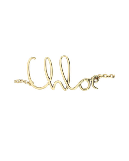 Chloé Gold Brass Thin Belt