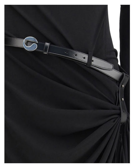 Coperni Black Polyester Casual Dress