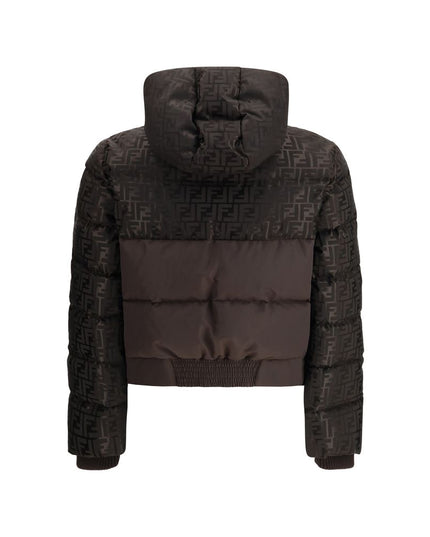 Fendi Brown Cotton Shell Jacket