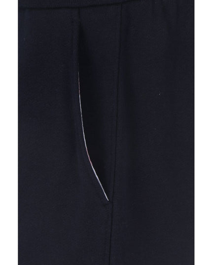 Thom Browne Blue Cotton Joggers (Workout Pants)