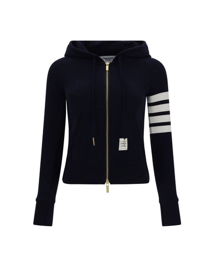 Thom Browne Blue Cotton Sweatshirt