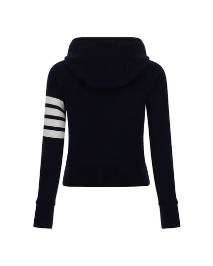 Thom Browne Blue Cotton Sweatshirt