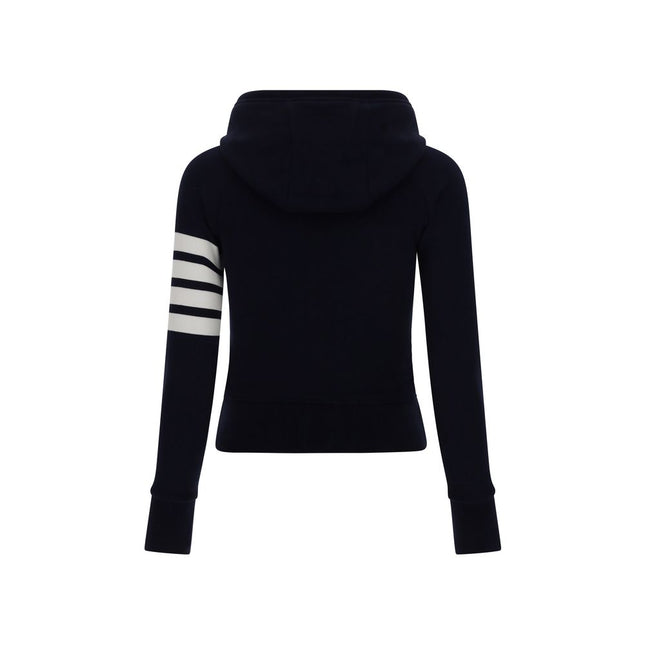 Thom Browne Blue Cotton Sweatshirt