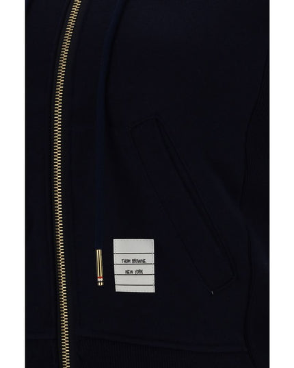 Thom Browne Blue Cotton Sweatshirt