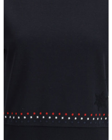 Thom Browne Black Cotton T-Shirt