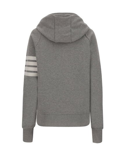 Thom Browne Gray Cotton Sweatshirt