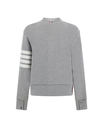 Thom Browne Gray Cotton Cardigan
