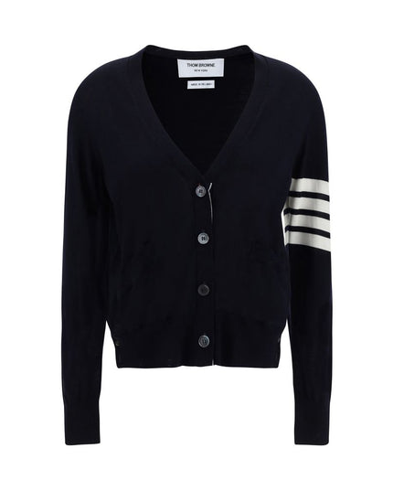 Thom Browne Blue Merino Wool Polo Shirt