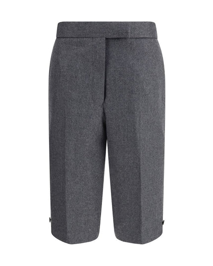 Thom Browne Gray Wool Bermuda Shorts