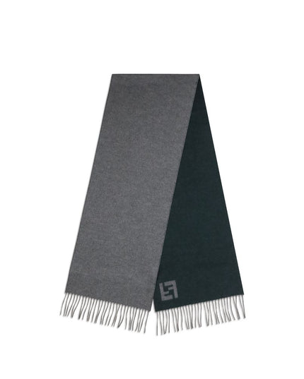 Fendi Gray Wool Scarf