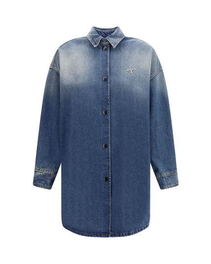 Prada Blue Cotton Denim Jacket