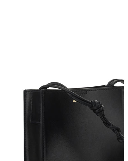 Jil Sander Black Calf Leather Bos Taurus Shoulder Bag