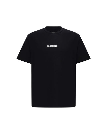Jil Sander Black Cotton T-Shirt