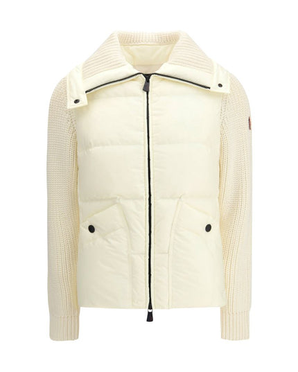 Moncler Grenoble Cream Polyamide Coat