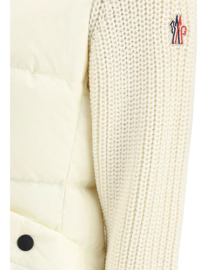 Moncler Grenoble Cream Polyamide Coat