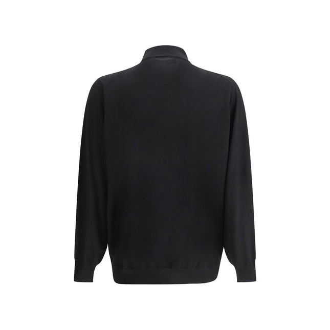Brunello Cucinelli Black Cashmere Dress Shirt