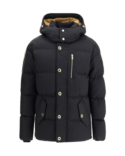 Moose Knuckles Black Cotton Coat