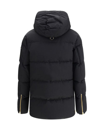 Moose Knuckles Black Cotton Coat