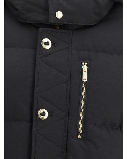 Moose Knuckles Black Cotton Coat