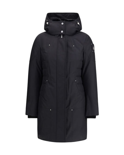 Moose Knuckles Black Recycled Polyester Parka