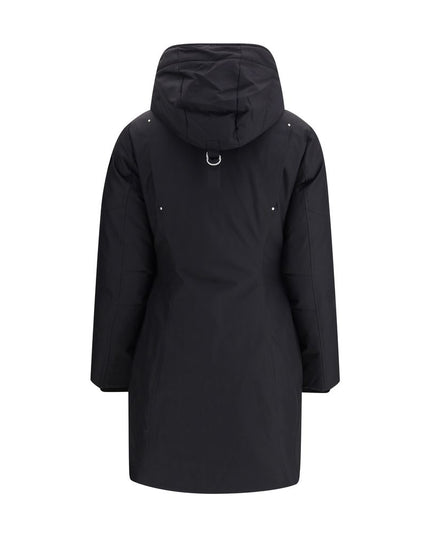 Moose Knuckles Black Recycled Polyester Parka