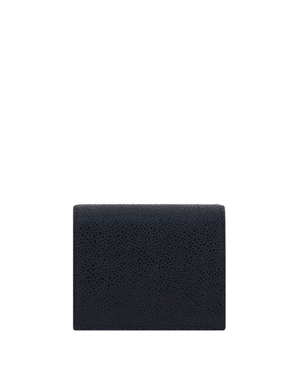 Thom Browne Black Calf Leather Bos Taurus Wallet