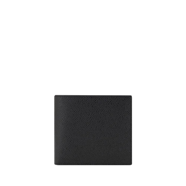 Thom Browne Black Calf Leather Bos Taurus Wallet